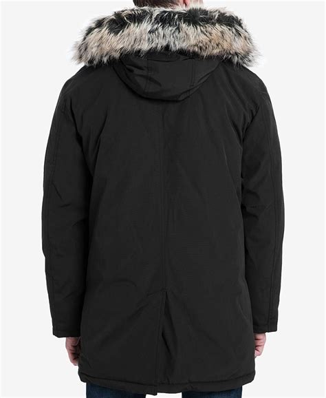 michael kors mens snorkel|Michael Kors Men's Black Hooded Bib Snorkel Parka, Medium.